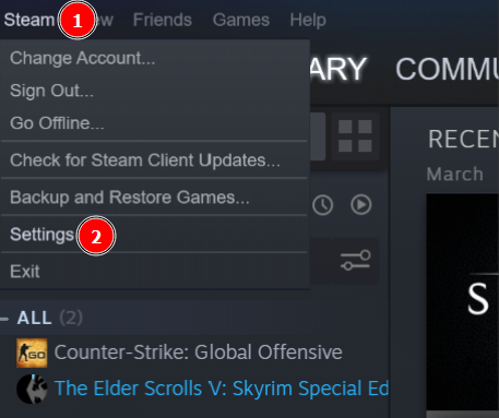 steam-settings