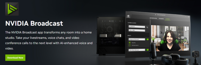 nvidia braodcast