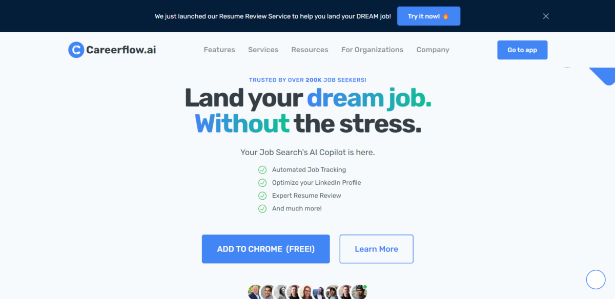 Careerflow AI job search tool