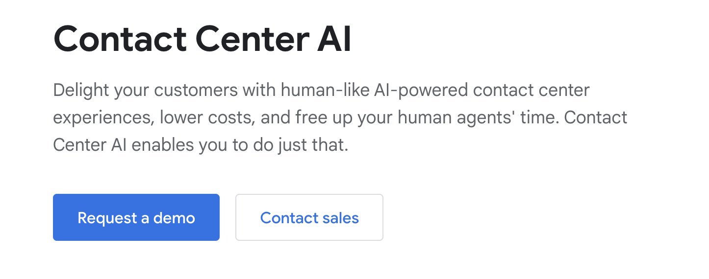 Contact center ai.