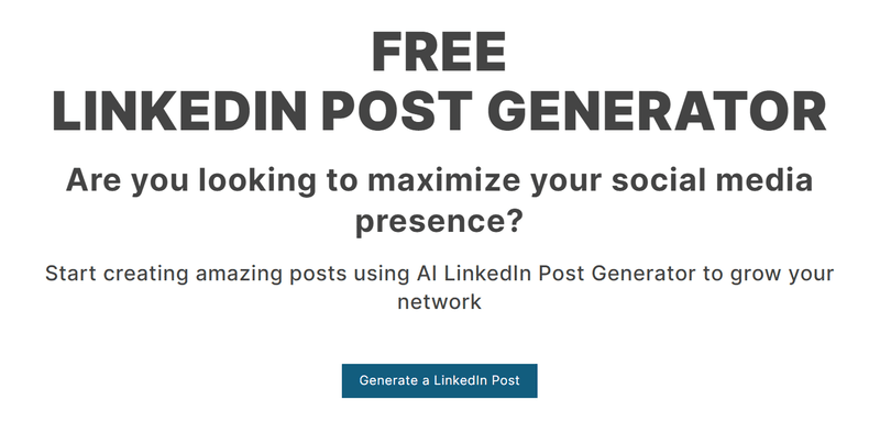 Free linked post generator.