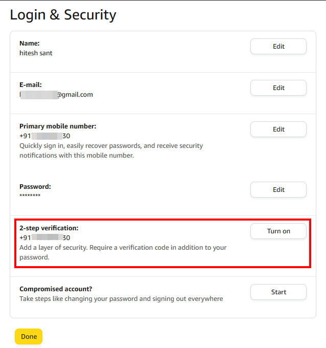 How to set up a google login and security account.