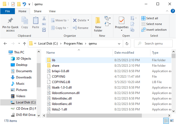 file-explorer-qemu