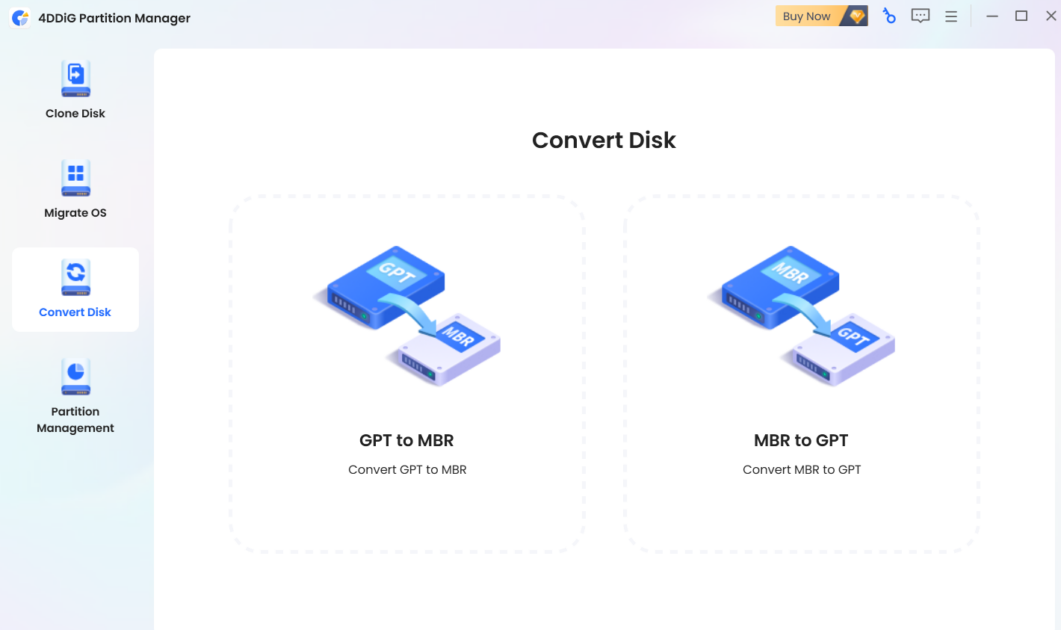 Convert Disk Wizard