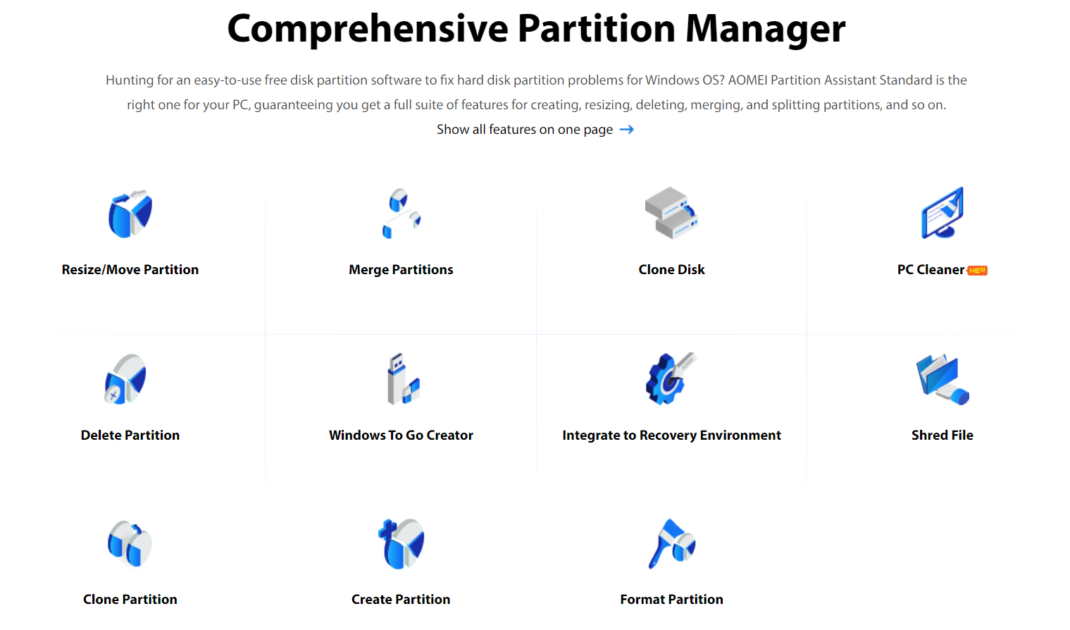 AOMEI Partition Assistant 