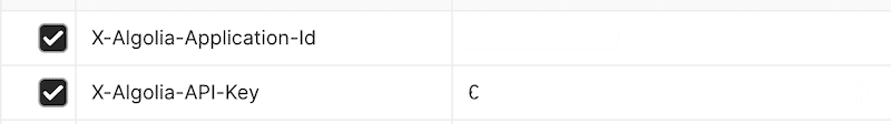 postman-algolia-headers
