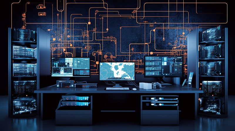 Server Displaying Network Visualization for Enhanced Connectivity