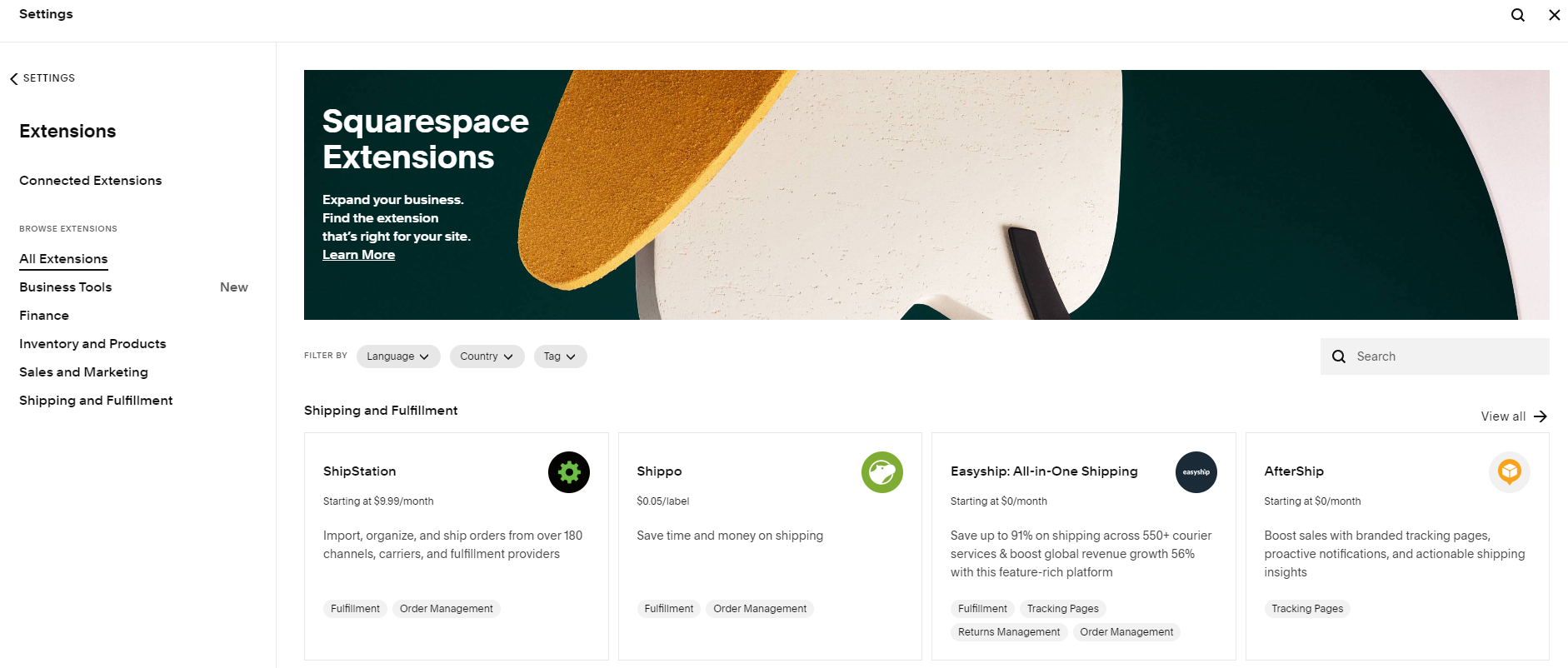 Squarespace Extensions