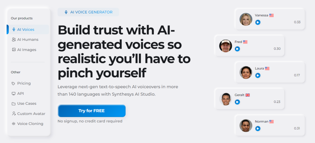 Synthesys-AI-voice-generator