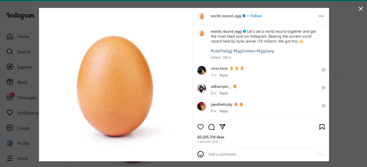 instagram-egg-most-liked-post