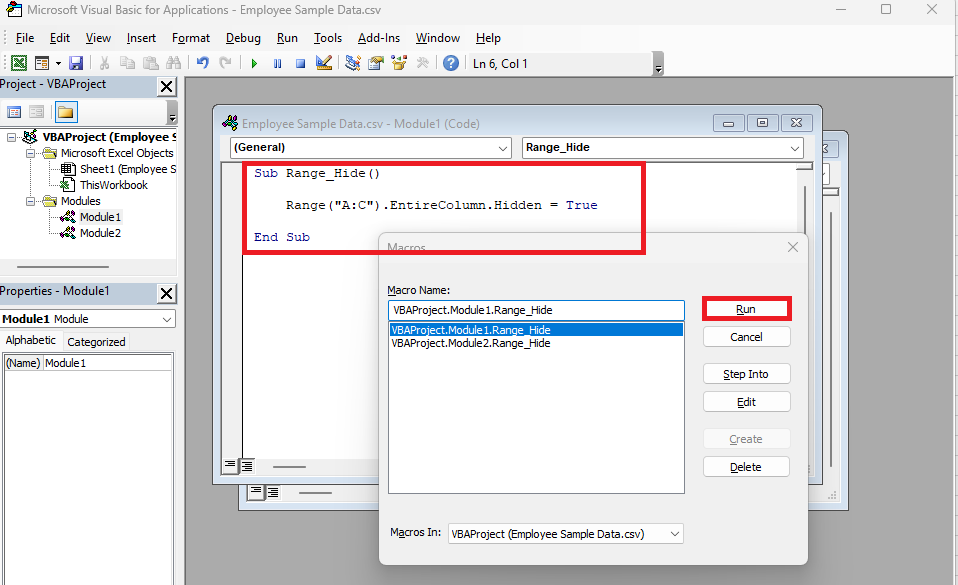 VBA-Column-Hide-Using-Range