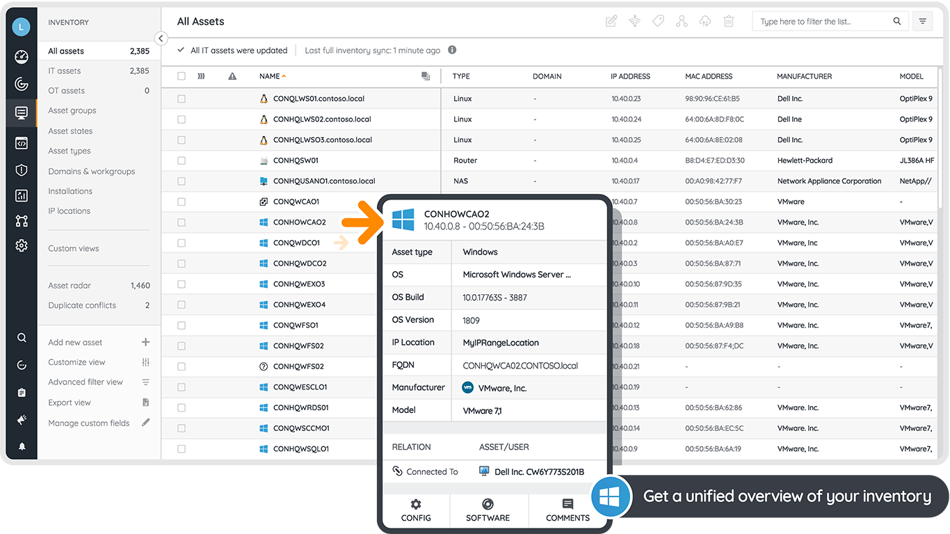 Lansweeper-asset-management