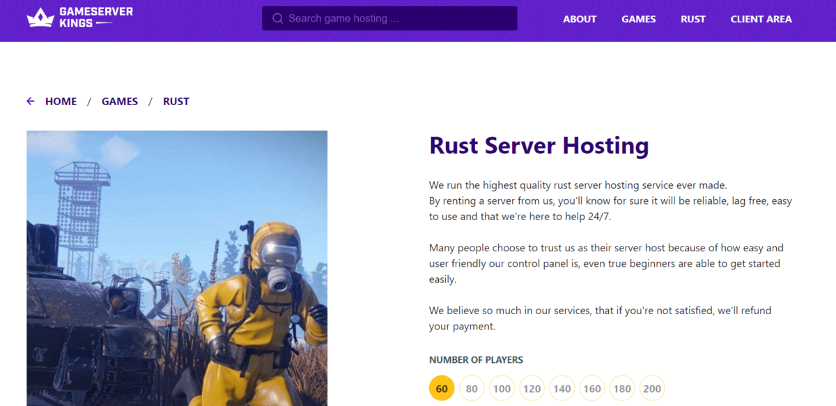 Gameserver Kings - Rust