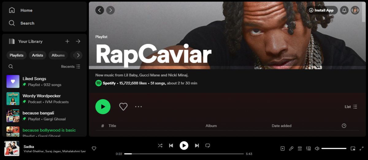 rap-caviar-second-most-popular-playlist-on-spotify