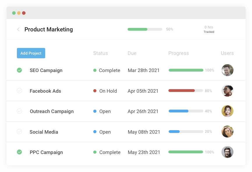 proprofsproject-scheduling