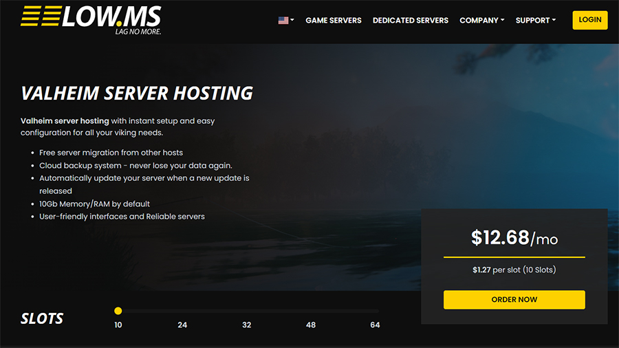 Best Valheim server hosting providers 2024 LOW.MS.