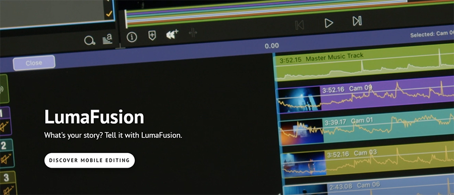 Top video editing apps in 2024 LumaFusion.