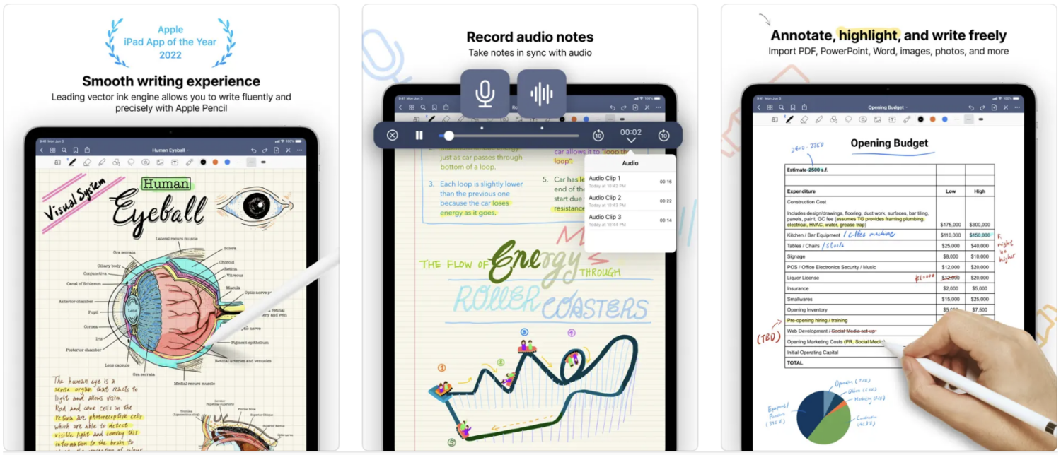 11 mejores aplicaciones Apple Pencil para tomar notas en iPad y Mac