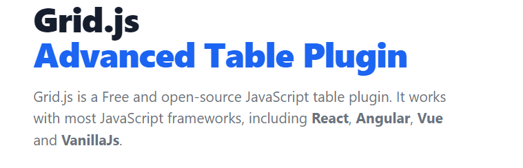 Javascript Tabelle Gleichungen 15 bibliotecas de tablas JavaScript que puede utilizar para presentar ...