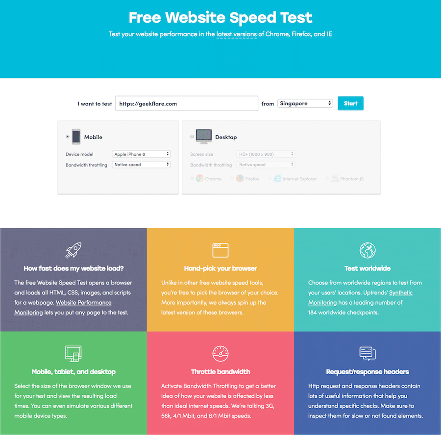 uptrends-website-speed-test