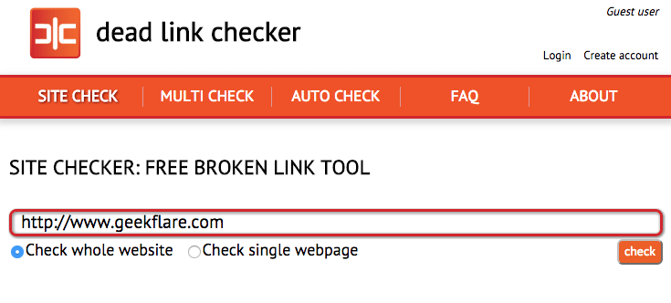 dead-link-checker