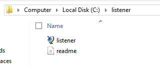 port-listener-folder