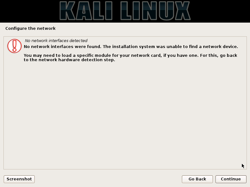 kali-network-no-detected