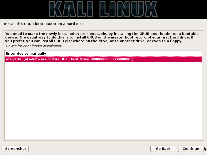 kali-select-grub