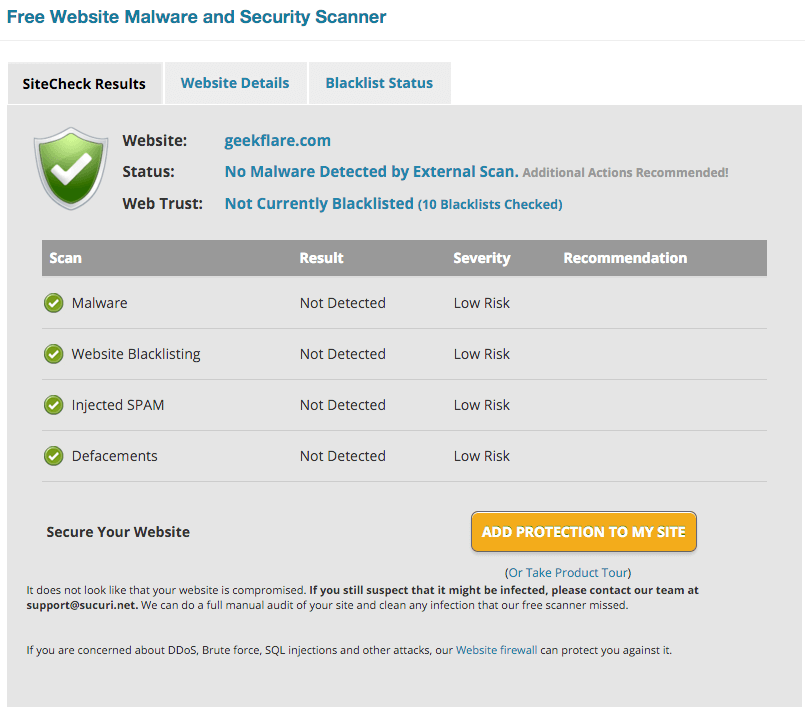 SUCURI-Malware-Scanning