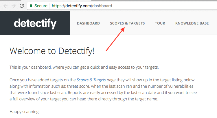 detectify-dashboard