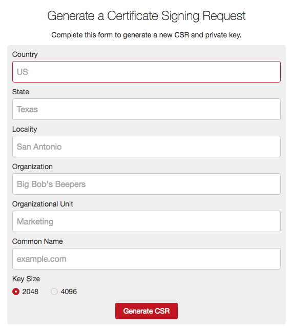 csr-generator