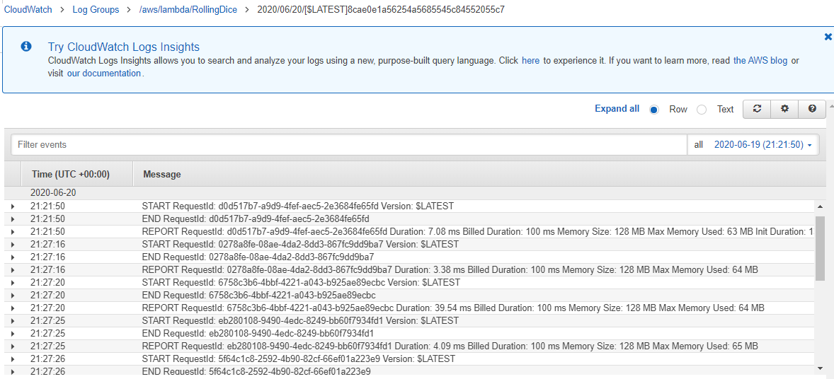 view cloudwatch logs - geekflare