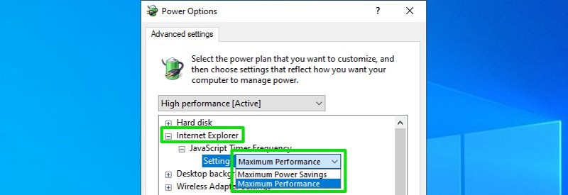 Internet Explorer Javascript frequency timer