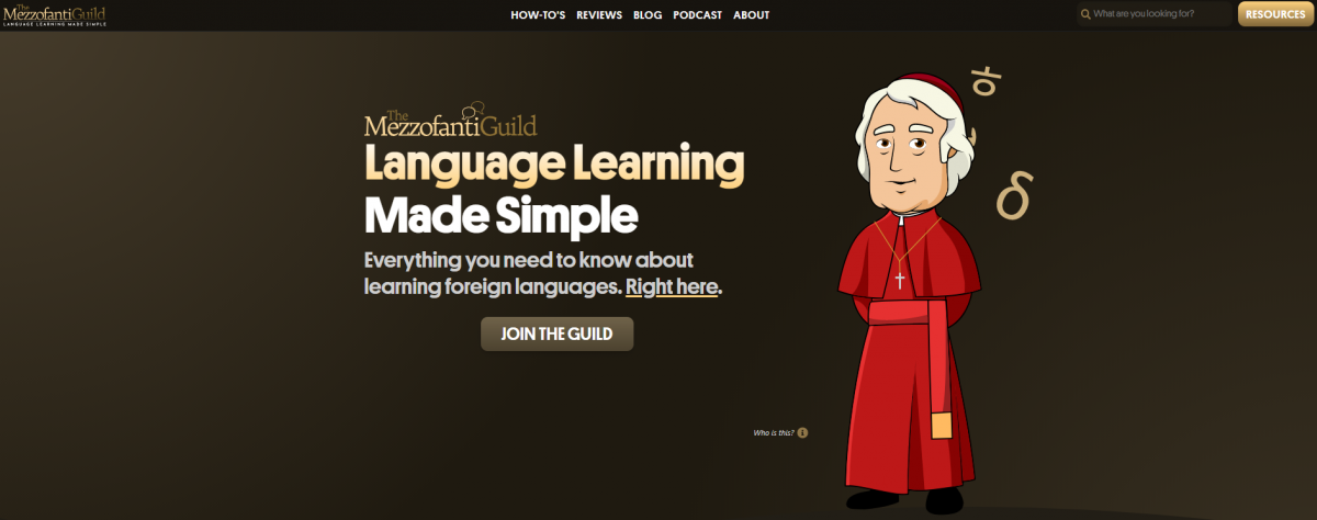 learn a new language with Mezzofanti Guild