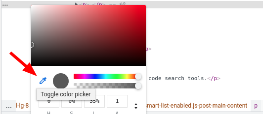 eyedropper color picker