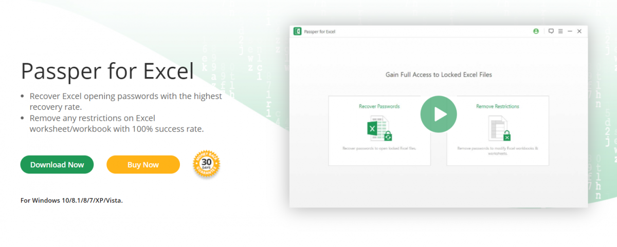 excel password recovery