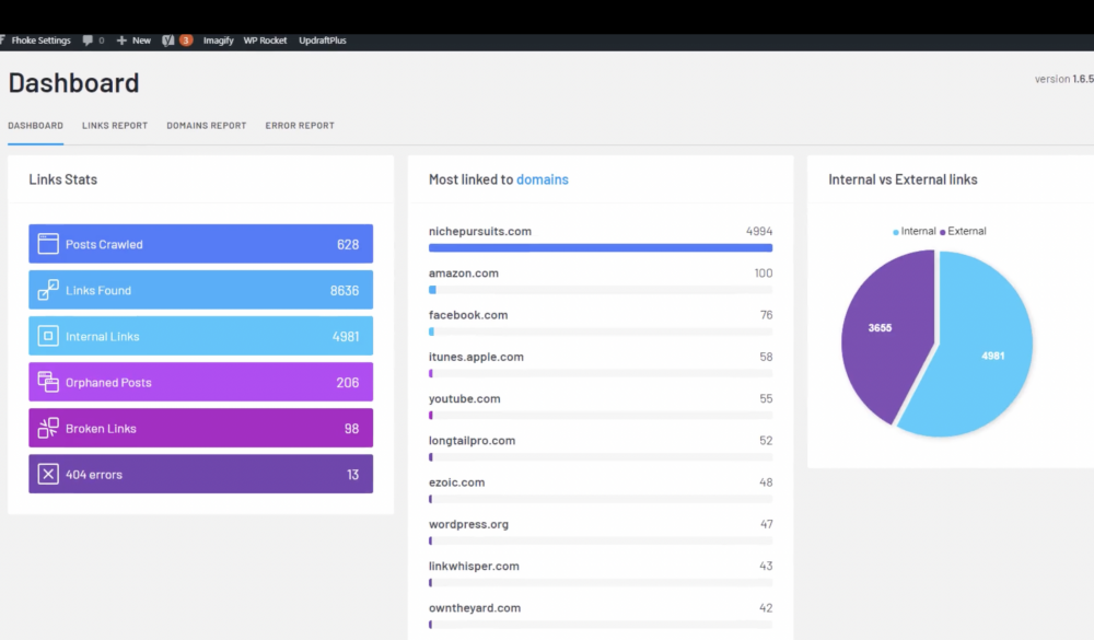 link whisper dashboard