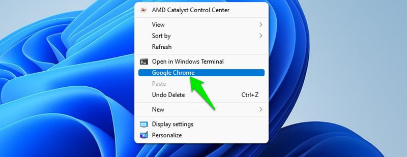 Add App to context menu