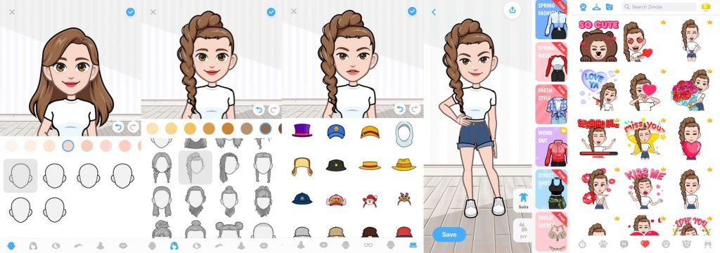 customize your zmoji