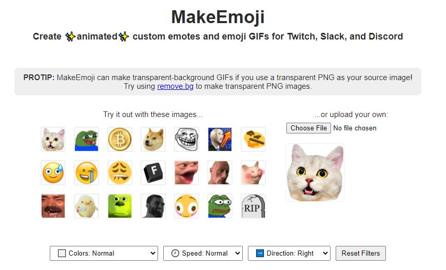 makeemoji website