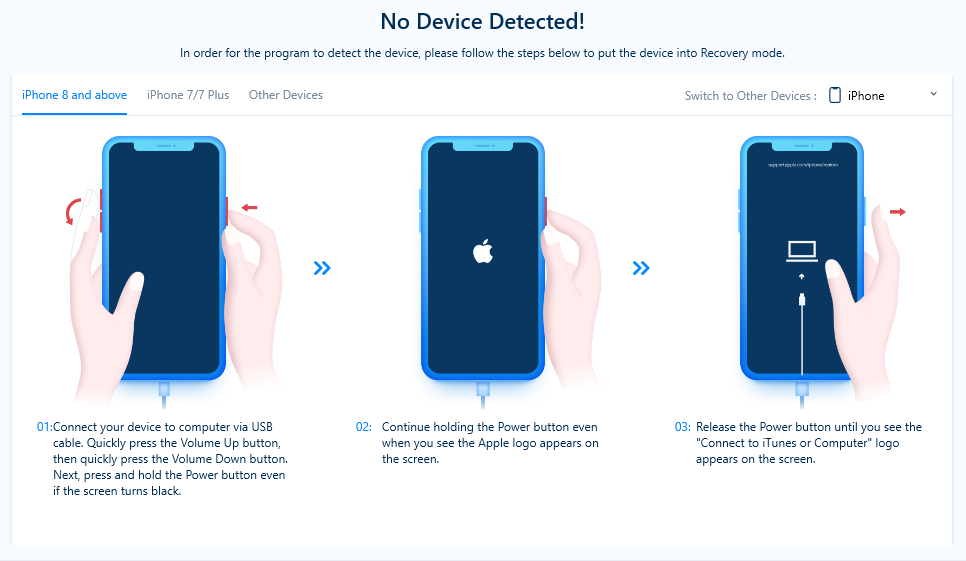 connect iphone with computer tenorshare 4ukey