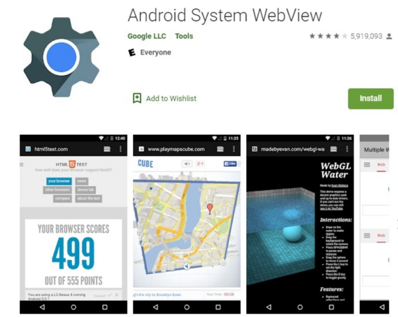 Android System WebView