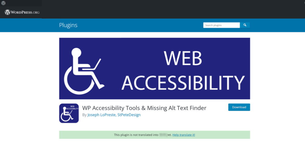 WP Accessibility Tools WordPress Accessibility Plugins