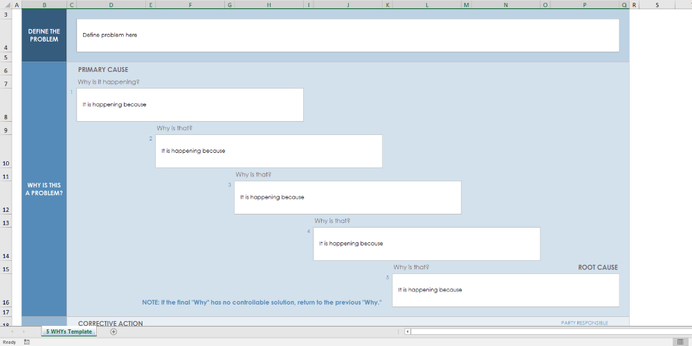 Free Root Cause Analysis Template Smartsheet