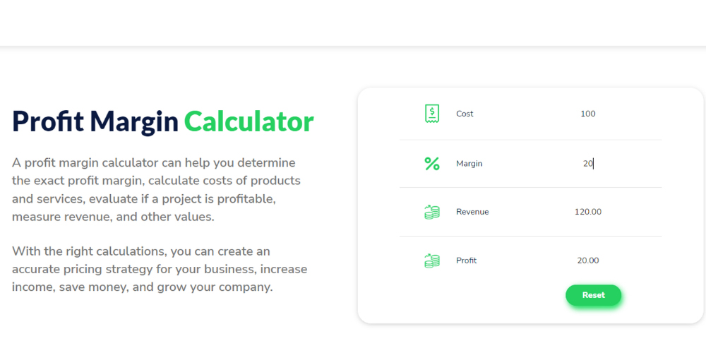 TimeCamp's Profit Calculator