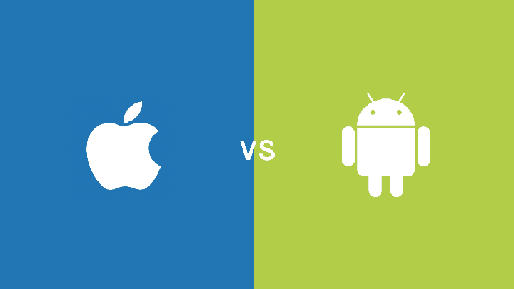 apple v.s. android