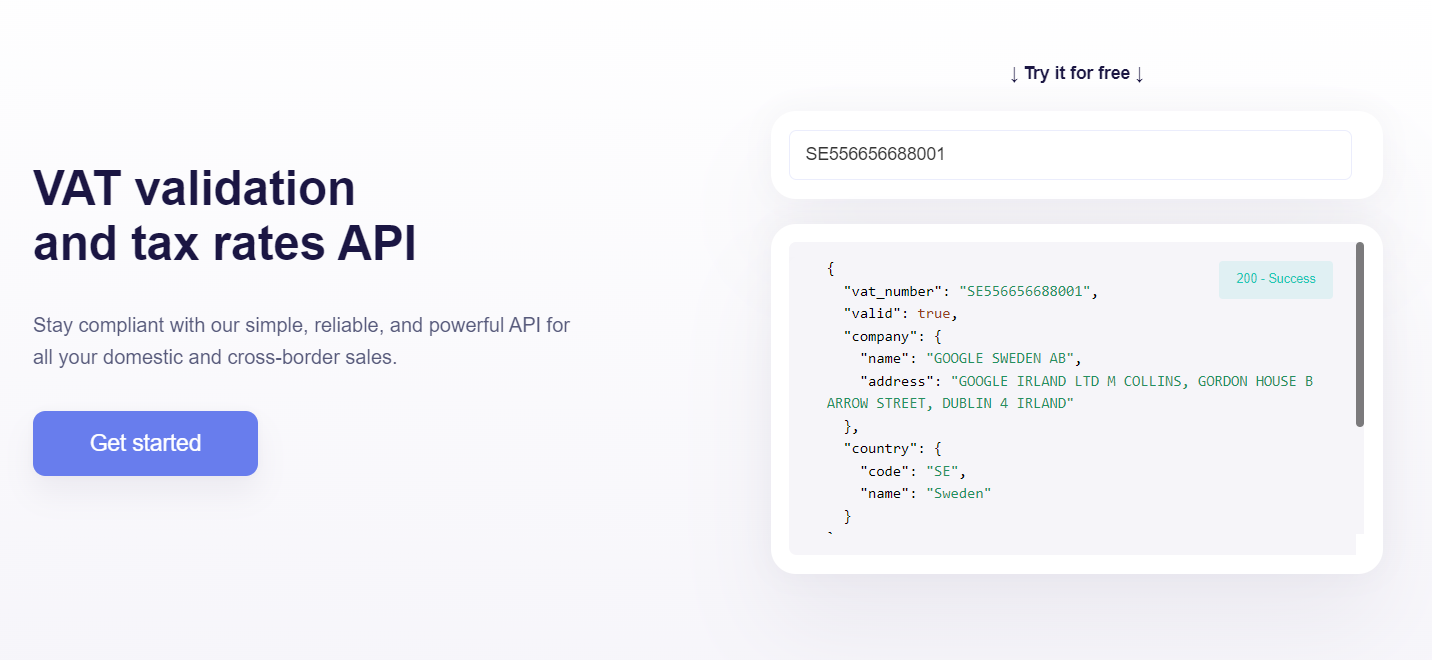 Abstract VAT APi