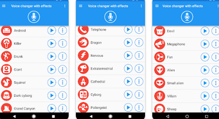 voice changer with effects