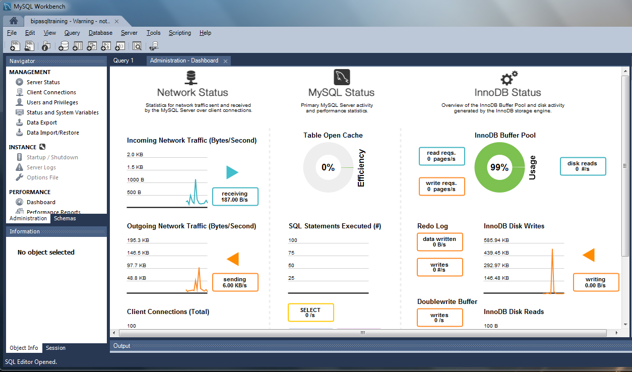 Visual Dashboard Tool