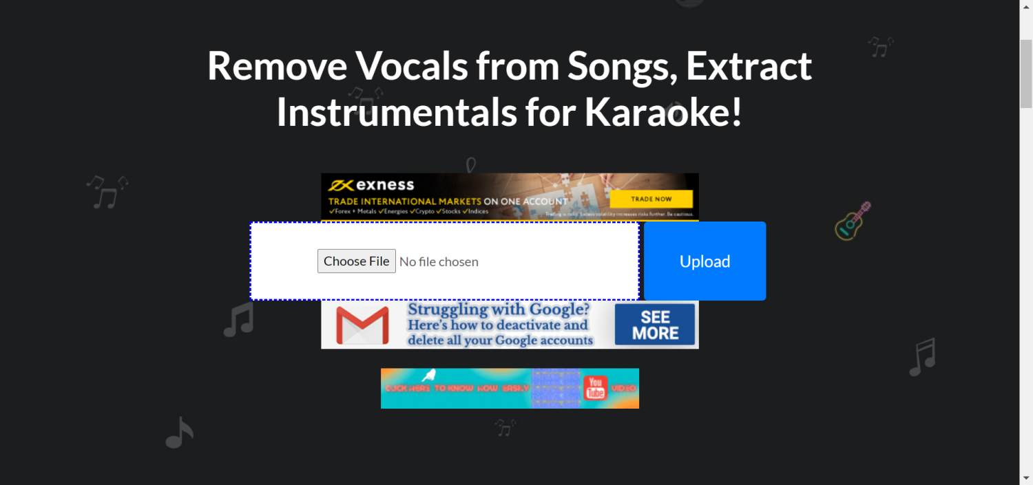 AI Vocal Remover